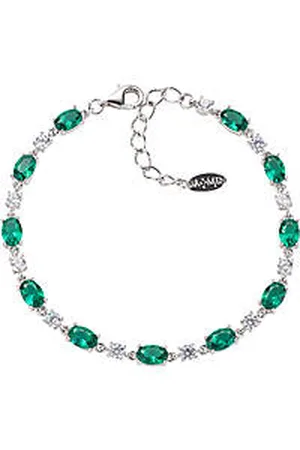 AMEN Bracciale Tennis Donna Argento 925 Gioiello Tennis BT2OVBVBZ16