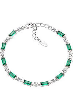AMEN Bracciale Tennis Donna Argento 925 Gioiello Tennis BT2REBVBZ16
