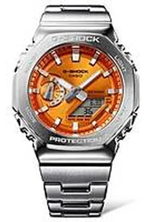 Casio Orologio Argentato/Acciaio Multifunzione Uomo GM-2110D-4AER