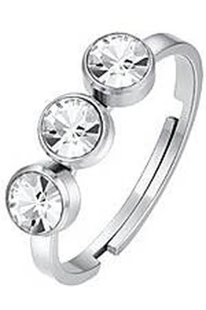 Luca Barra Anello Cristalli Gioiello Donna ANK528