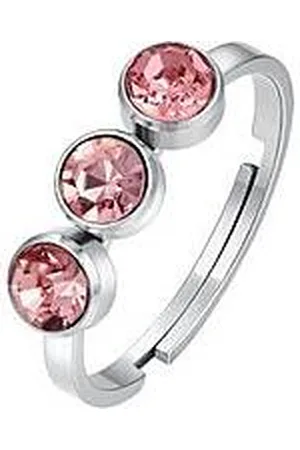 Luca Barra Anello Cristalli Gioiello Donna ANK529