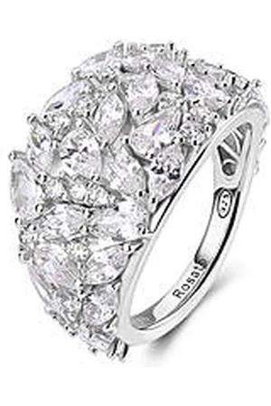 Rosato Anello Zirconi Gioiello Donna Gemma RZGE48A