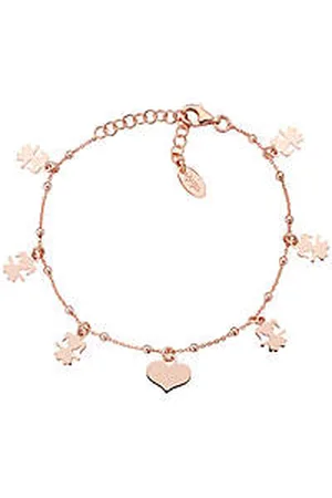 AMEN Bracciale Con Charms Pendenti Donna Argento 925 Gioiello BRCUBIFER