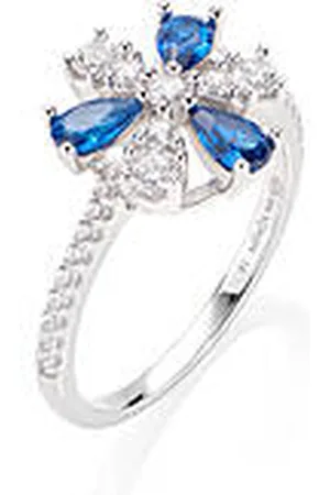 AMEN Anello Zirconi Gioiello Donna Stardust RMABBLBZ-14