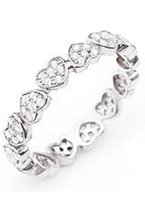 AMEN Anello Zirconi Gioiello Donna Amore RHHZ-12