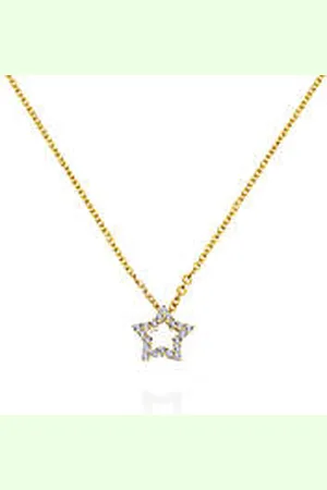FACCO GIOIELLI Collana Oro 9kt Con Pendente Donna Simboli D