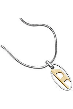 Diesel Collana Argento 925 Con Pendente Uomo Steel DX1421931