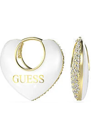 Guess Orecchini A Cerchio Donna Crazy In Love JUBE05206JWYGWHT/U