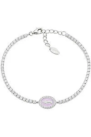 AMEN Bracciale Tennis Donna Argento 925 Gioiello Miracolosa BTMISMBROZ16