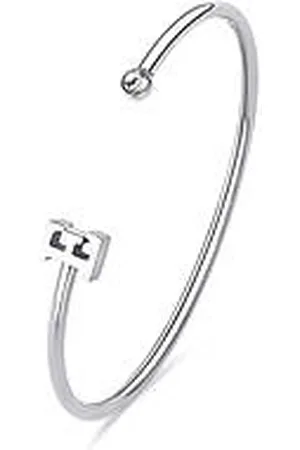 SAGAPO Bracciale Donna Gioiello Click Lettera E SCK216