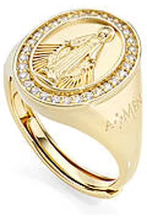 AMEN Anello Zirconi Gioiello Donna Miracolosa RMIGBZ2