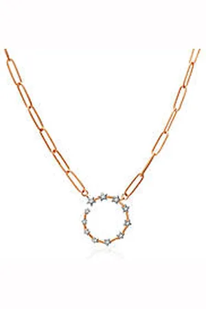 GioiaPura Collana Argento 925 Con Pendente Donna INS028CT275RSWH