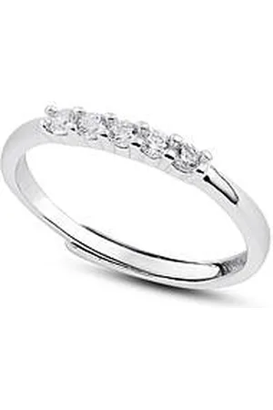 Ambrosia Anello Zirconi Gioiello Donna Argento AAA 068