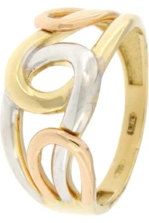 Gioielleria Lucchese Oro Anello Donna Oro Giallo Rosa GL101260