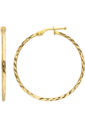 Gioielleria Lucchese Oro Orecchini a Cerchio Donna Oro Giallo 227729