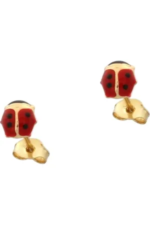 Gioielleria Lucchese Oro Orecchini Coccinella Donna in Oro Giallo 803321710727