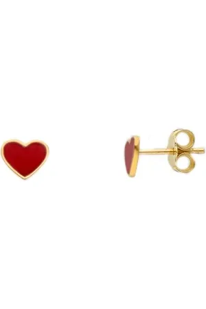 Gioielleria Lucchese Oro Orecchini Cuore Oro Giallo GL101294
