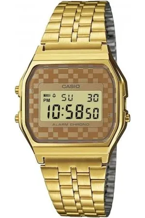 Casio Orologio Unisex A159WGEA-9ADF Acciaio PVD oro dorato Vintage