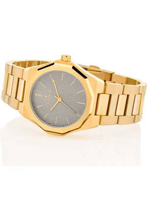 hoops Orologio solo tempo donna royal collection 34mm gold quadrante grigio