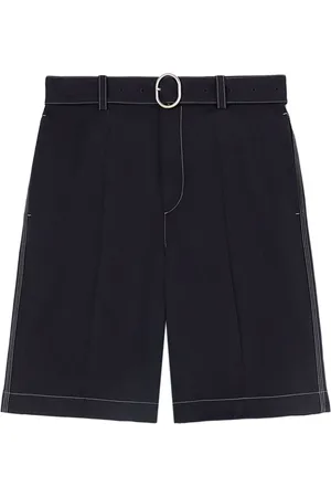 Jil Sander Short nero con cintura