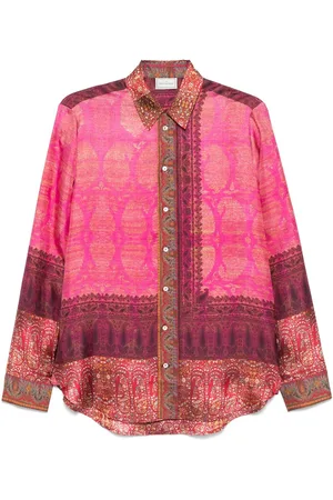 PIERRE-LOUIS MASCIA Camicia fucsia in seta