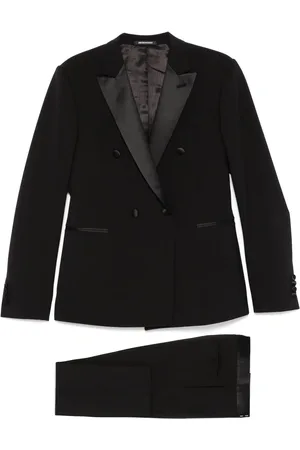 Emporio Armani Smoking doppiopetto nero