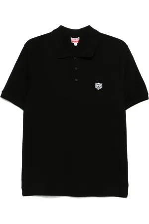 Kenzo Polo nera logopatch