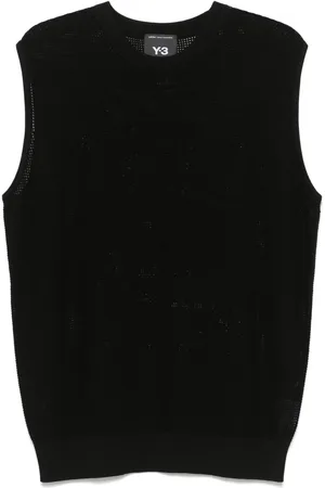 adidas Canotta nero con stampa dietro
