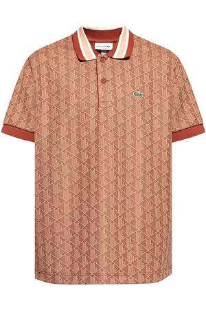 Lacoste Polo mongram ruggine