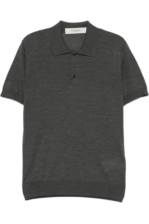 Golden Goose Polo grigia manica corta
