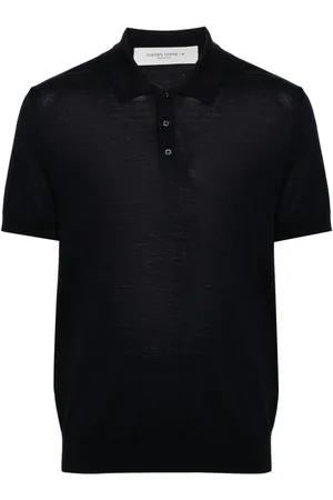 Golden Goose Polo blu manica corta