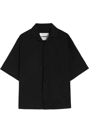 Jil Sander Camicia nera manica corta