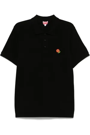 Kenzo Polo nera pop flower