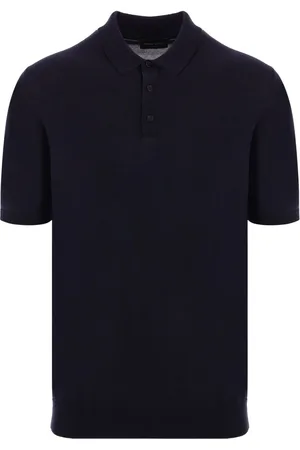 Roberto Collina Polo blu in maglia