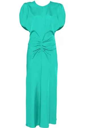 Victoria Beckham Abito midi con arricciatura