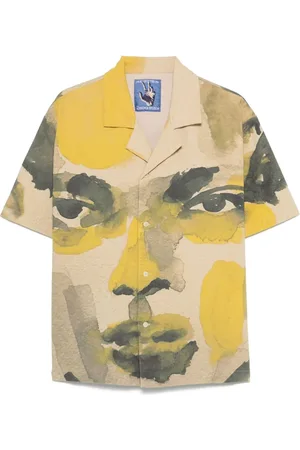 KIDSUPER STUDIOS Camicia Watercolor face