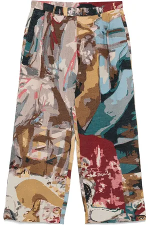 KIDSUPER STUDIOS Pantalone jacquard