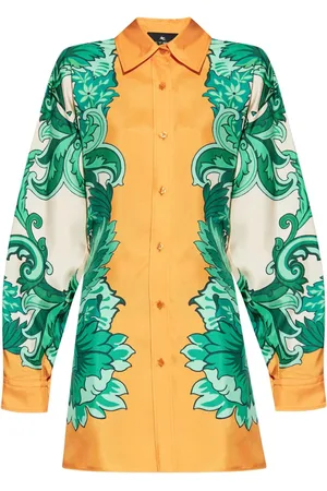 Etro Camicia in seta a fiori