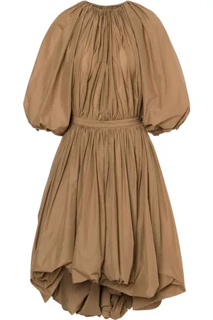 Serafini Abito midi con arricciatura