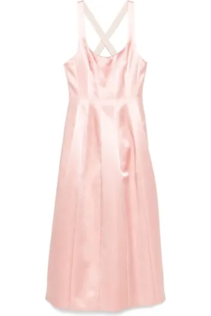 Serafini Abito midi in raso