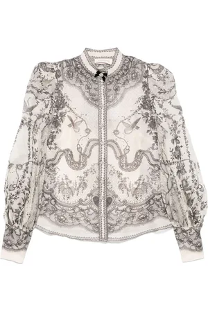 ZIMMERMANN Camicia Crush con stampa