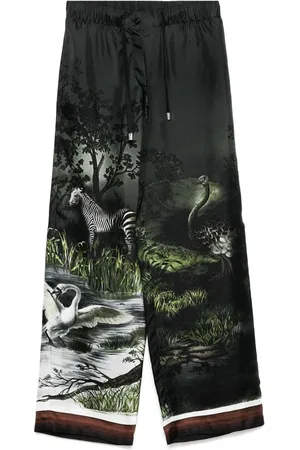 The Attico Pantaloni con stampa