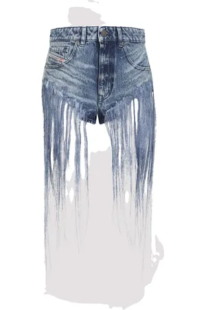 Diesel Shorts con frange