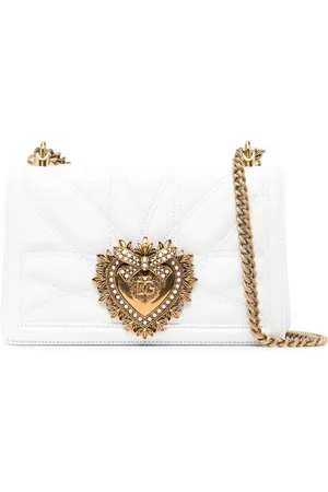 Dolce & Gabbana Borsa a spalla con placca logo