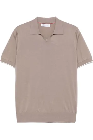 Brunello Cucinelli Polo in maglia sottile