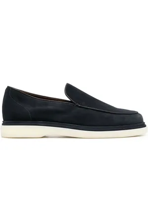 Fratelli Rossetti Mocassino in camoscio blu