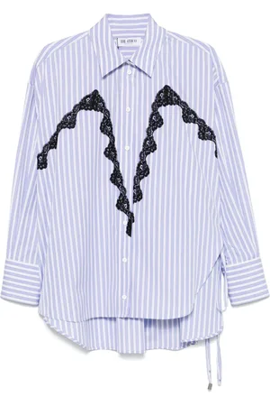 The Attico Camicia con rifinitura in pizzo