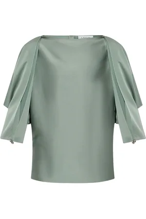 Lanvin Blusa con finitura satinata