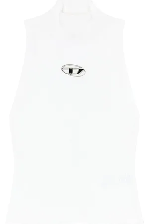 Diesel Top a coste con placca logo