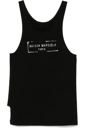 Maison Margiela Top con stampa logo